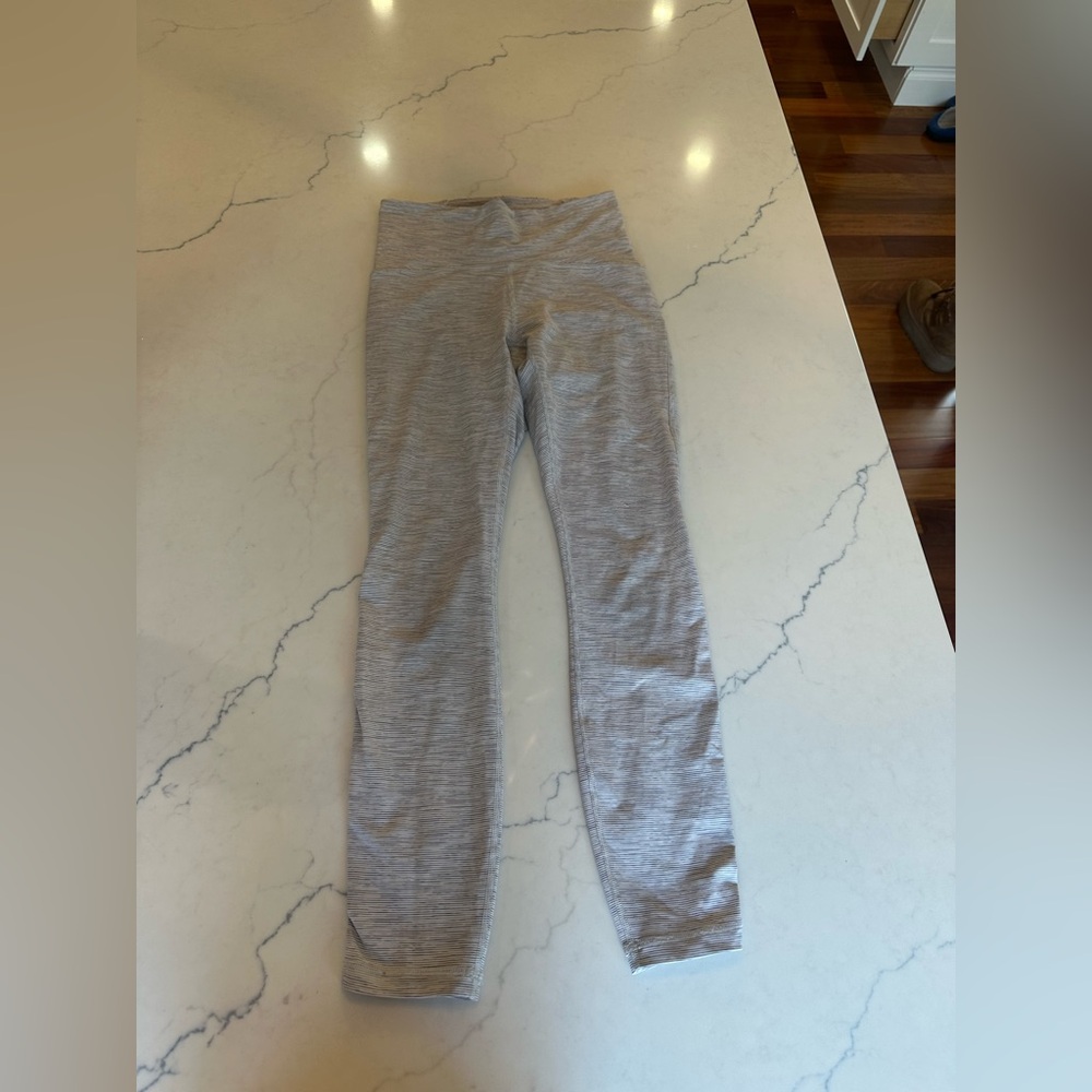 Lululemon white mesh leggings